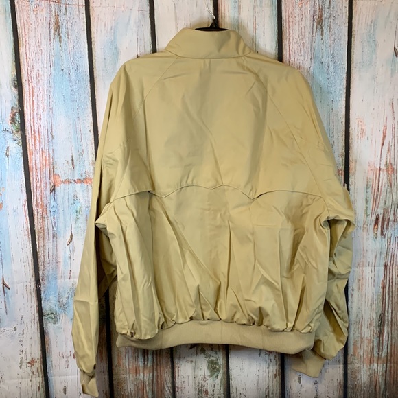 NOS Vintage White Castle Tan with Plaid Lining Embroidered Jacket Size XL - Picture 7 of 8